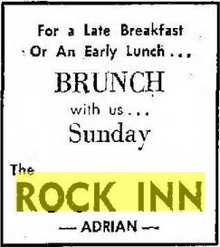 Rock Inn Motel & Restaurant - Feb 4 1960 Ad
